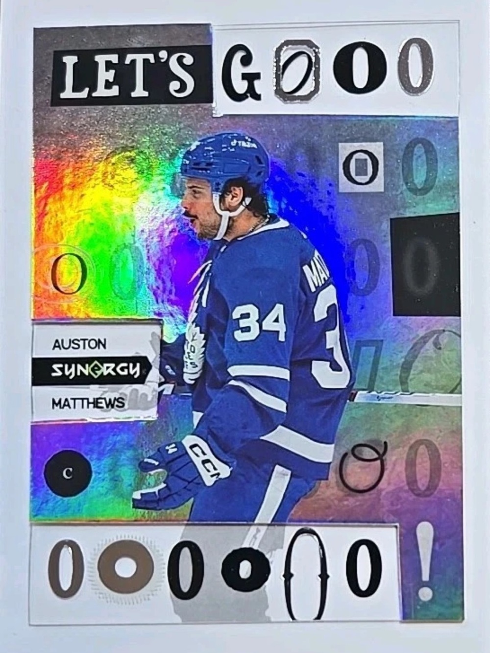 🇨🇦 NOW $4 🍀 Auston Matthews 2023 Synergy Toronto Maple Leafs Insert Hockey Card